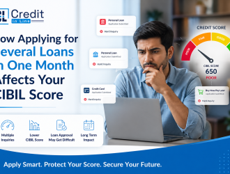 CIBIL score drops after loan application